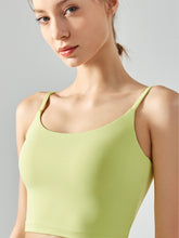 Women's running, yoga, sports, slim shoulder strap vest, top, outerwear bra