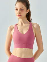 Women's vest , sports and fitness top, yoga gathering bra, running training