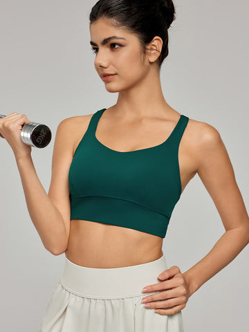 Woman Bra, Anti-Odor, Cooling & High Impact Siren Bra & Moulded Cups With Clasps & Sports, yoga, jogging
