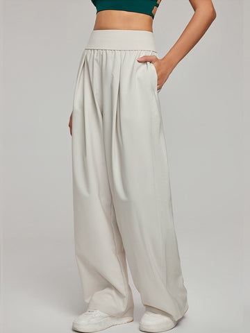 Wrinkle-Free, Breathable, Stretchable, Buttery Soft, high-waisted, Loose trousers for women