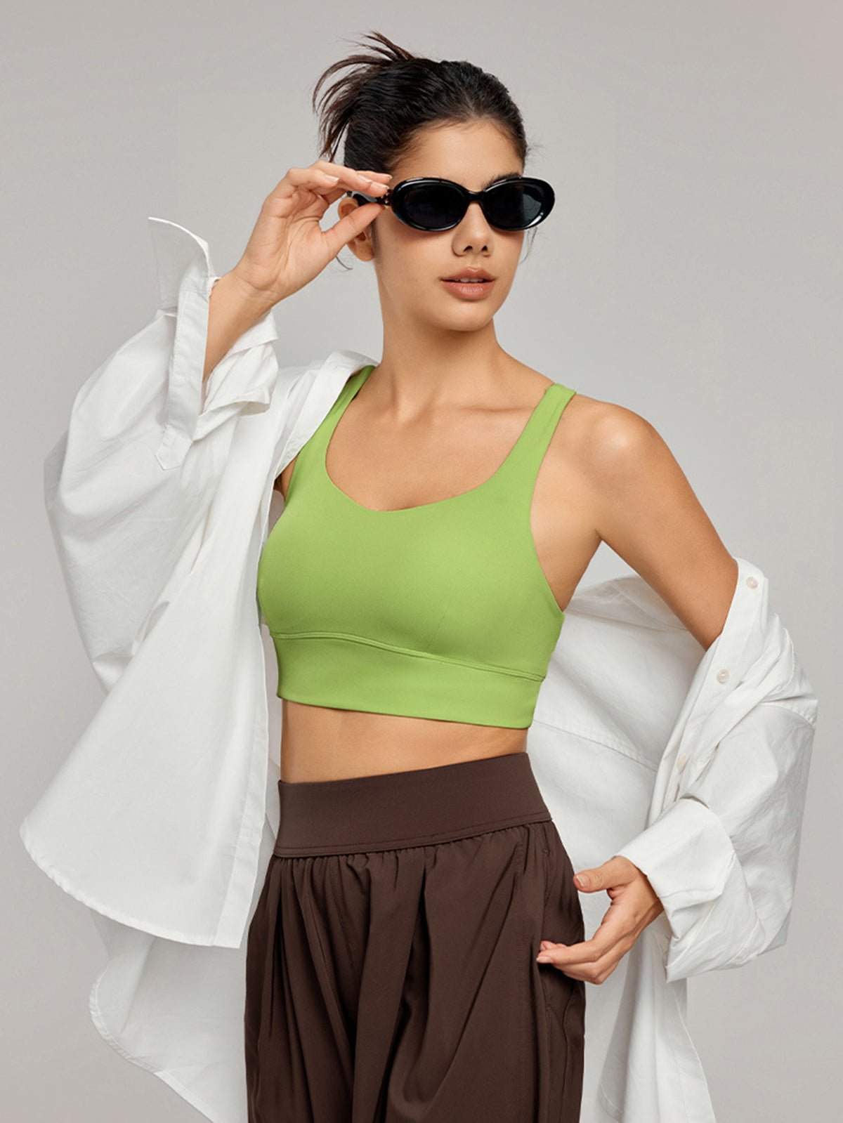Woman Bra, Anti-Odor, Cooling & High Impact Siren Bra & Moulded Cups With Clasps & Sports, yoga, jogging