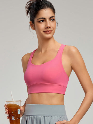 Woman Bra, Anti-Odor, Cooling & High Impact Siren Bra & Moulded Cups With Clasps & Sports, yoga, jogging