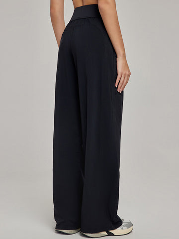 Wrinkle-Free, Breathable, Stretchable, Buttery Soft, high-waisted, Loose trousers for women