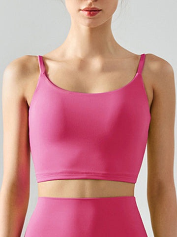 Women's running, yoga, sports, slim shoulder strap vest, top, outerwear bra