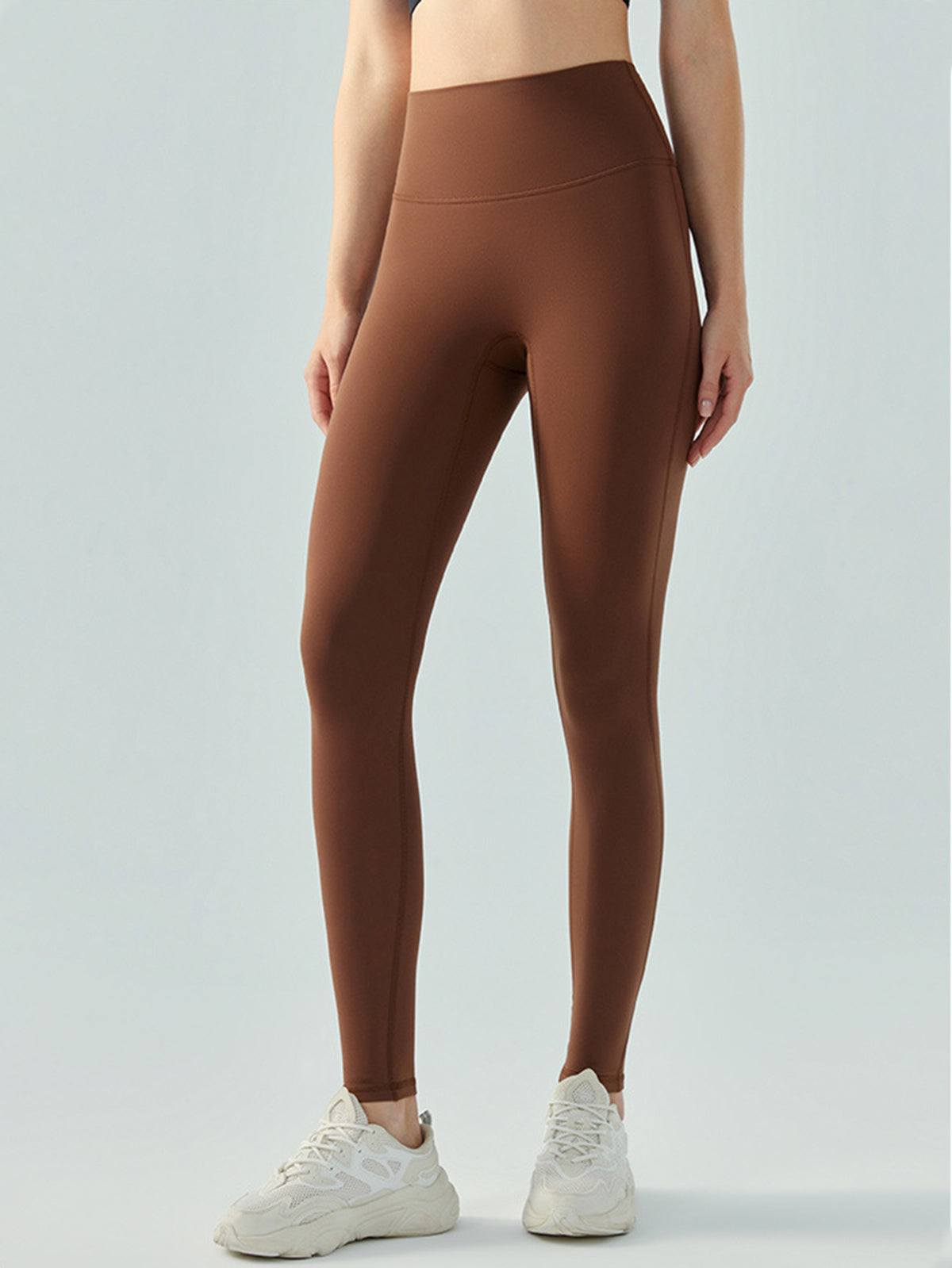 Women's tight pants with plush high stretch leggings, yoga pants, fitness exercise, running