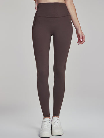 Women's tight pants with plush high stretch leggings, yoga pants, fitness exercise, running