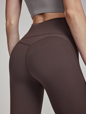 Women's tight pants with plush high stretch leggings, yoga pants, fitness exercise, running