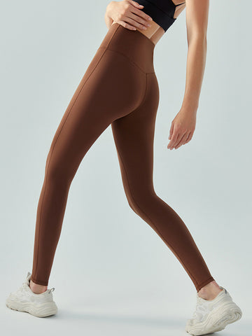 Women's tight pants with plush high stretch leggings, yoga pants, fitness exercise, running