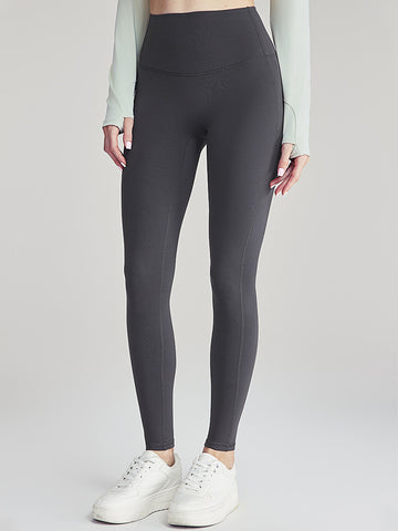 Women's tight pants with plush high stretch leggings, yoga pants, fitness exercise, running