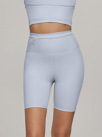 Women's tight shorts, high stretch yoga pants, fitness exercise, running
