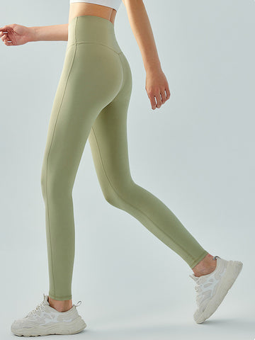 Women's tight pants with plush high stretch leggings, yoga pants, fitness exercise, running