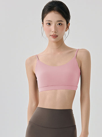 Women's vest, camisole, sports, fitness, yoga, seamless gathering