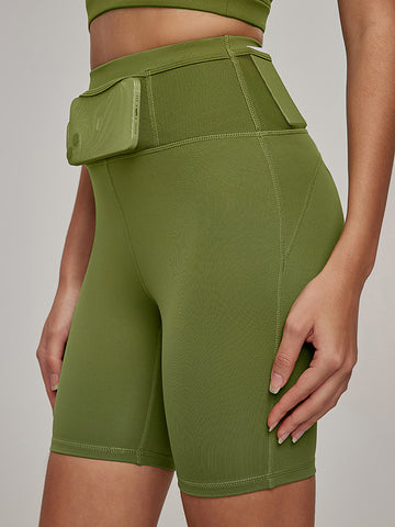 Women's tight shorts, high stretch yoga pants, fitness exercise, running