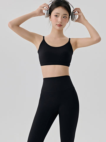 Women's vest, camisole, sports, fitness, yoga, seamless gathering