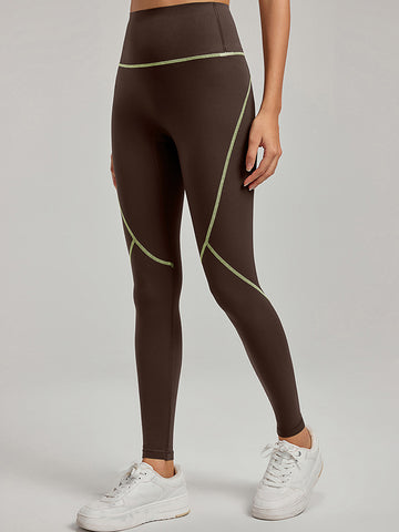 Women's tight pants, high elasticity leggings, yoga pants, fitness exercise, running