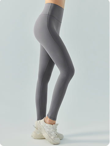 Women's tight pants with plush high stretch leggings, yoga pants, fitness exercise, running