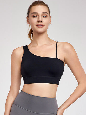 Women's vest, sports fitness yoga bra, shoulder strap top, running training