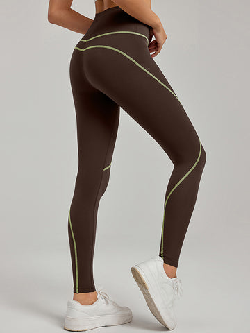 Women's tight pants, high elasticity leggings, yoga pants, fitness exercise, running
