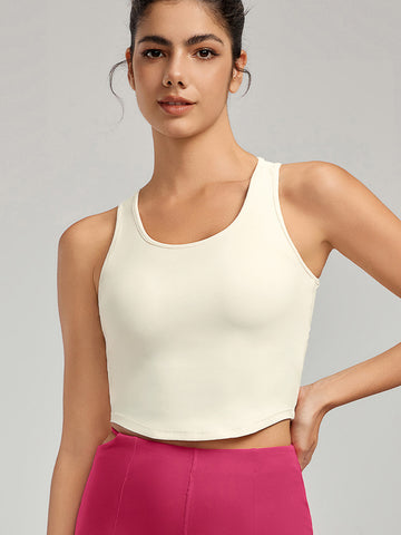 Women's vest , sports and fitness top, yoga gathering bra, running training