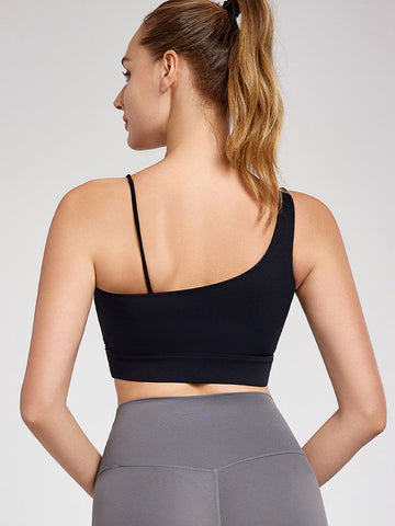 Women's vest, sports fitness yoga bra, shoulder strap top, running training